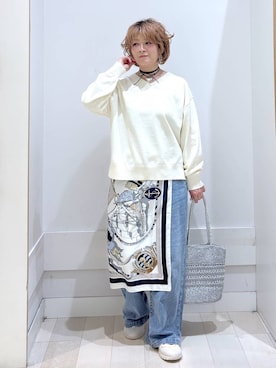 「GLOBAL WORK（グローバルワーク）のアイテム（財布/小物）」を使った、amamikanoheyaさん（レディース・155cm）の春コーディネート