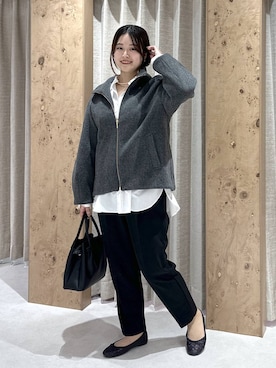 「アイテム（バレエシューズ）」を使った、gw_maieiさん（レディース・159cm・30代）の秋コーディネート