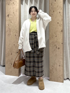 「アイテム（ブルゾン）」を使った、gw_maieiさん（レディース・159cm・30代）の冬コーディネート