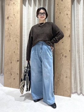 「アイテム（ストール/ショール）」を使った、gw_maieiさん（レディース・159cm・30代）の冬コーディネート