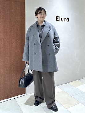 「アイテム（ピーコート）」を使った、gw_maieiさん（レディース・159cm・30代）の秋コーディネート