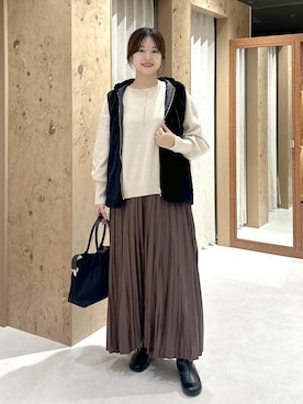 「アイテム（マウンテンパーカー）」を使った、gw_maieiさん（レディース・159cm・30代）の秋コーディネート