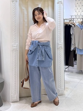 「JEANASIS（ジーナシス）のアイテム」を使った、gw_maieiさん（レディース・160cm）の春コーディネート