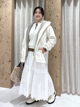 「アイテム（マウンテンパーカー）」を使った、gw_maieiさん（レディース・159cm）の秋コーディネート