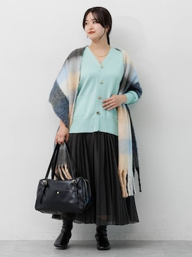 「アイテム（マフラー）」を使った、gw_maieiさん（レディース・159cm・30代）の冬コーディネート