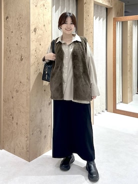 「アイテム（その他アウター）」を使った、gw_maieiさん（レディース・159cm・30代）の秋コーディネート