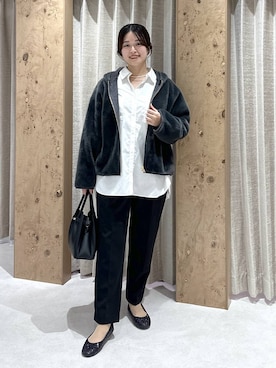 「アイテム（バレエシューズ）」を使った、gw_maieiさん（レディース・159cm・30代）の秋コーディネート