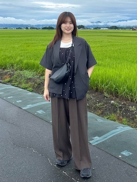 「アイテム（ジャケット/アウター）」を使った、gw_maieiさん（レディース・159cm・30代）の夏コーディネート