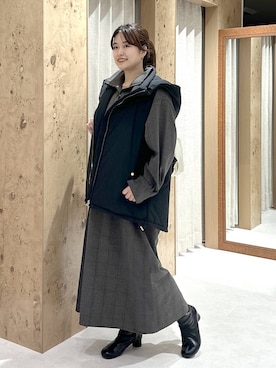 「アイテム（その他アウター）」を使った、gw_maieiさん（レディース・159cm・30代）の秋コーディネート
