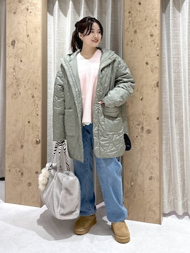 「Elura（エルーラ）のアイテム」を使った、gw_maieiさん（レディース・159cm）の冬コーディネート