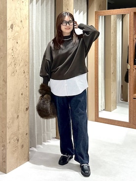 「アイテム（メガネ）」を使った、gw_maieiさん（レディース・159cm・30代）の秋コーディネート