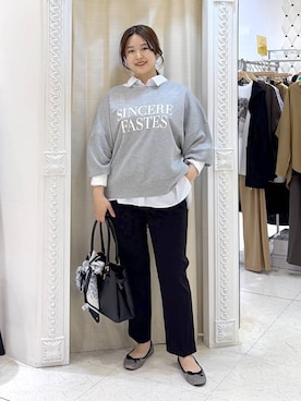 「テーパードパンツ」｜gw_maieiさん（レディース・160cm）の春コーディネート
