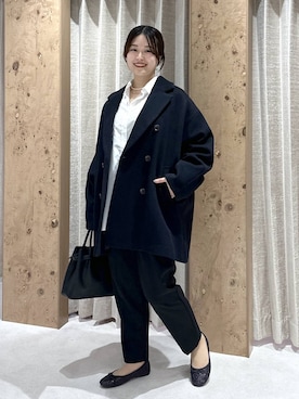 「アイテム（ピーコート）」を使った、gw_maieiさん（レディース・159cm）の秋コーディネート