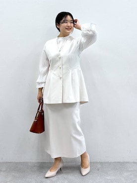 「アイテム（ベスト）」を使った、gw_maieiさん（レディース・159cm・30代）の冬コーディネート