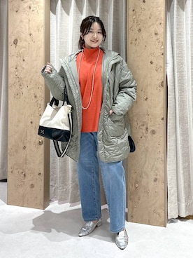 「アイテム（トートバッグ）」を使った、gw_maieiさん（レディース・159cm・30代）の冬コーディネート