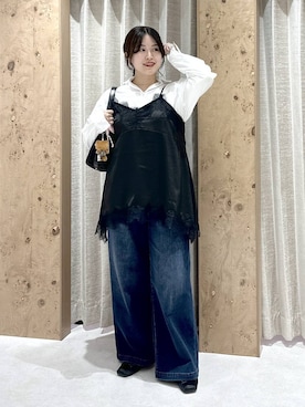 「アイテム（キャミソール）」を使った、gw_maieiさん（レディース・159cm・30代）の冬コーディネート