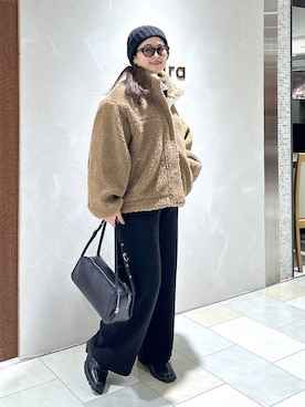 「アイテム（その他アウター、イエロー系）」を使った、gw_maieiさん（レディース・159cm）の秋コーディネート