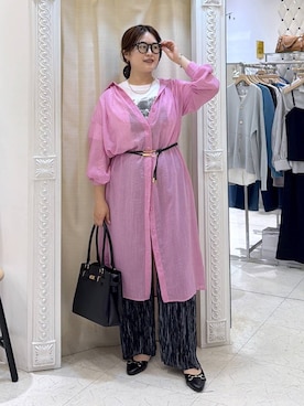 「アイテム（バングル/リストバンド）」を使った、gw_maieiさん（レディース・160cm・30代）の春コーディネート