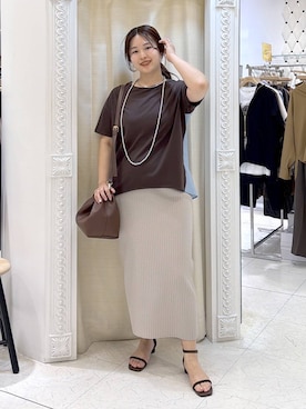 「Elura（エルーラ）のアイテム」を使った、gw_maieiさん（レディース・160cm）の春コーディネート