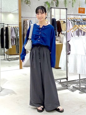 しおりさん(レディース・158cm)の夏コーディネート