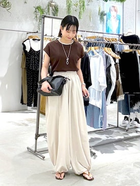 しおりさん(レディース・158cm)の夏コーディネート