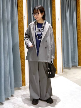 しおりさん(レディース・158cm)の冬コーディネート