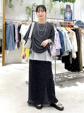 しおりさん(レディース・158cm)の夏コーディネート