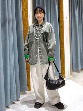 しおりさん(レディース・158cm)の冬コーディネート