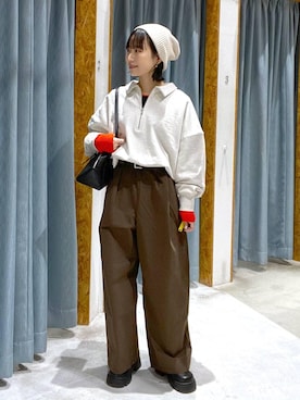 しおりさん(レディース・158cm)の冬コーディネート