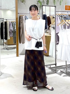 しおりさん(レディース・158cm)の夏コーディネート