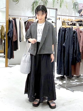 しおりさん(レディース・158cm)の春コーディネート