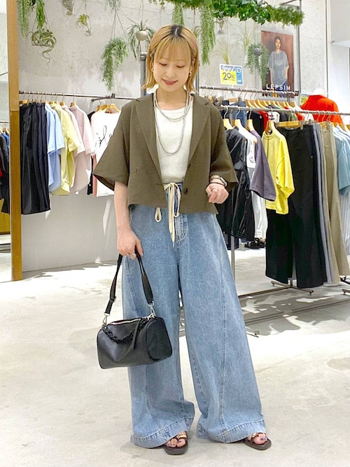 楽天市場】ルーズWブレスト長袖ジャケット LEPSIM レプシィム