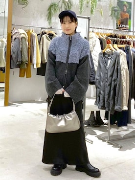 しおりさん（レディース・158cm・30代）の秋コーディネート