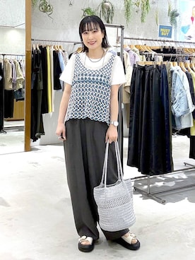 しおりさん(レディース・158cm)の春コーディネート