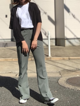 栞さん(レディース・163cm)の秋コーディネート