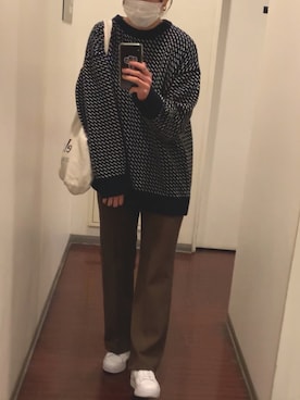 「BeAMS DOT（ビームスドット）のアイテム」を使った、栞さん（レディース・163cm）の春コーディネート