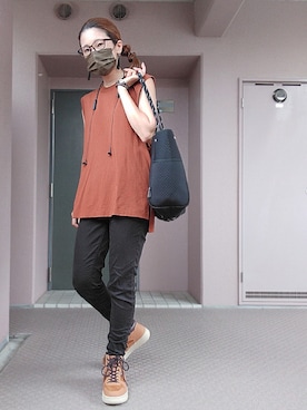 「mame」｜「アイテム（その他）」を使った、まある(👓)さん（レディース・164cm）の夏コーディネート