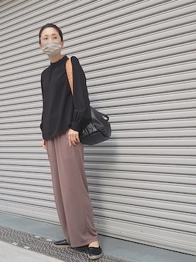 「ROQUEのアイテム（アクセサリー）」を使った、まある(👓)さん（レディース・164cm）の夏コーディネート