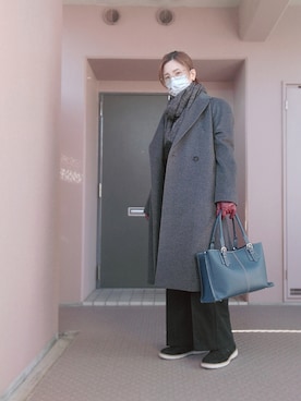 「sankyo shokai（サンキョウショウカイ）のアイテム」を使った、まある(👓)さん（レディース・164cm）の秋コーディネート