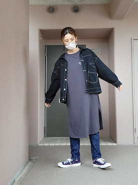 「RAG MACHINE（ラグマシーン）のアイテム」を使った、まある(👓)さん（レディース・164cm）の春コーディネート