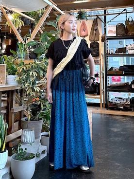 「tiny tiny（ティニーティニー）のアイテム（バッグ）」を使った、すなぎもさん（レディース・153cm）の夏コーディネート