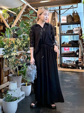 「tiny tiny（ティニーティニー）のアイテム（バッグ）」を使った、すなぎもさん（レディース・153cm）の夏コーディネート