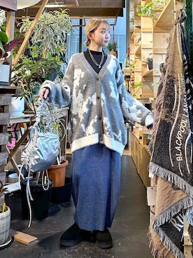 「tiny tiny（ティニーティニー）のアイテム（バッグ）」を使った、すなぎもさん（レディース・153cm）の冬コーディネート