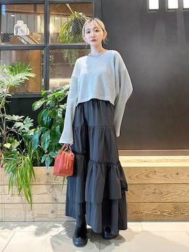 「アイテム（バッグ）」を使った、すなぎもさん（レディース・153cm・20代）の秋コーディネート