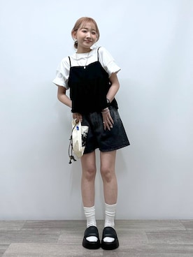 「Fishs Eddy（フィッシュエディ）のアイテム」を使った、すなぎもさん（レディース・153cm）の春コーディネート