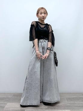 「アイテム（その他トップス）」を使った、すなぎもさん（レディース・153cm・20代）の春コーディネート