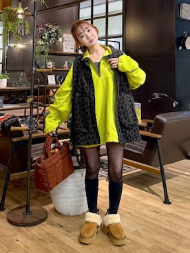 「アイテム（トートバッグ）」を使った、すなぎもさん（レディース・153cm・20代）の秋コーディネート