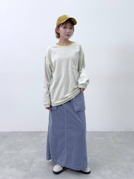 「アイテム（キャップ）」を使った、すなぎもさん（レディース・153cm・20代）の秋コーディネート