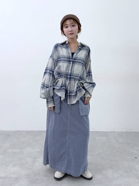 「アイテム（ニットキャップ/ビーニー）」を使った、すなぎもさん（レディース・153cm・20代）の秋コーディネート