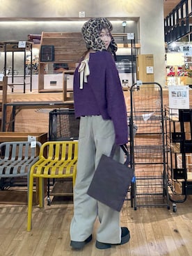 「niko and ...」｜「アイテム（キャップ）」を使った、すなぎもさん（レディース・153cm）の秋コーディネート